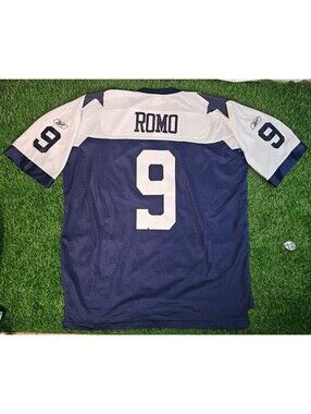 Authentic Dallas Cowboys Reebok NFL Throwback Tony Romo Jersey XXL